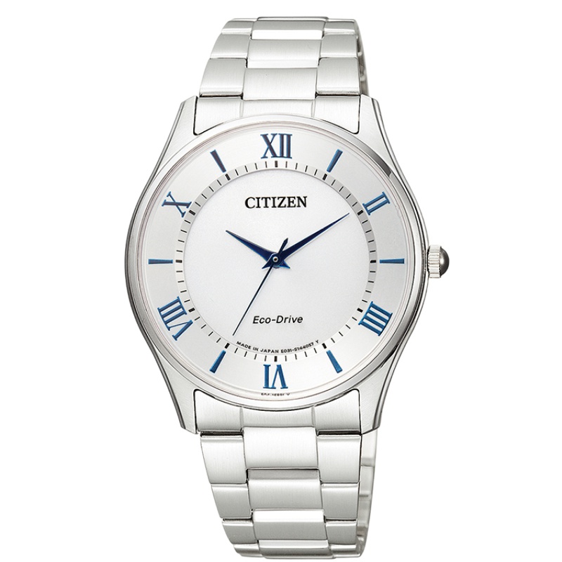 西铁城(CITIZEN)手表 光动能商务休闲男表BJ6480-51B