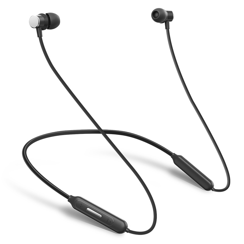 海威特 I31 无线蓝牙耳机 运动 跑步 智能磁控开关 入耳颈挂式 双耳塞 重低音 耳麦 苹果安卓手机通用 黑色