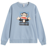 Paul Frank/大嘴猴秋冬新款卫衣女宽松圆领LOGO韩版超火上衣