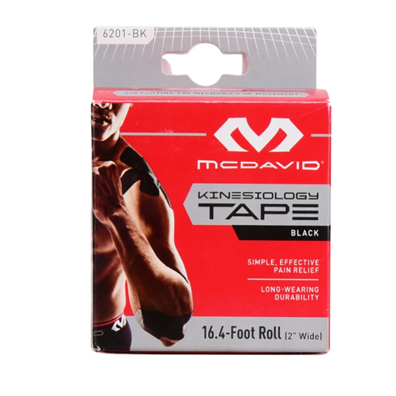 迈克达威 肌肉贴 肌内效贴布跑步运动肌肉绷带胶布黑色