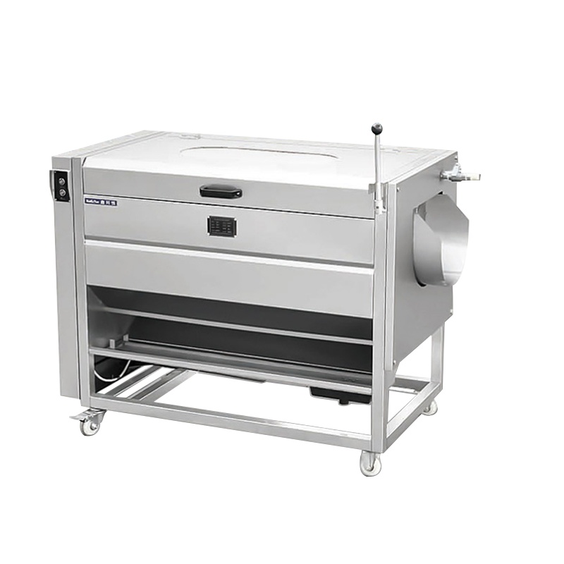 乐创(lecon)毛刷清洗去皮机 商用饭店食堂土豆地瓜剥皮机 600kg/h LC-J-CX1800