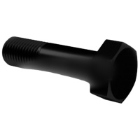 10B29(碳钢) GB5782 M16*120 8.8级 发黑 六角头螺栓140支/包 7包 煤炭专用