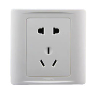 飞利浦 墙壁插座 10A220V Q2二三孔(单位:只)