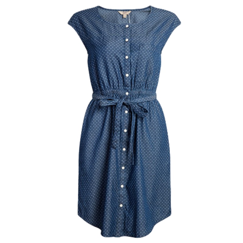 【福利款】拉夏贝尔圆领收腰连衣裙