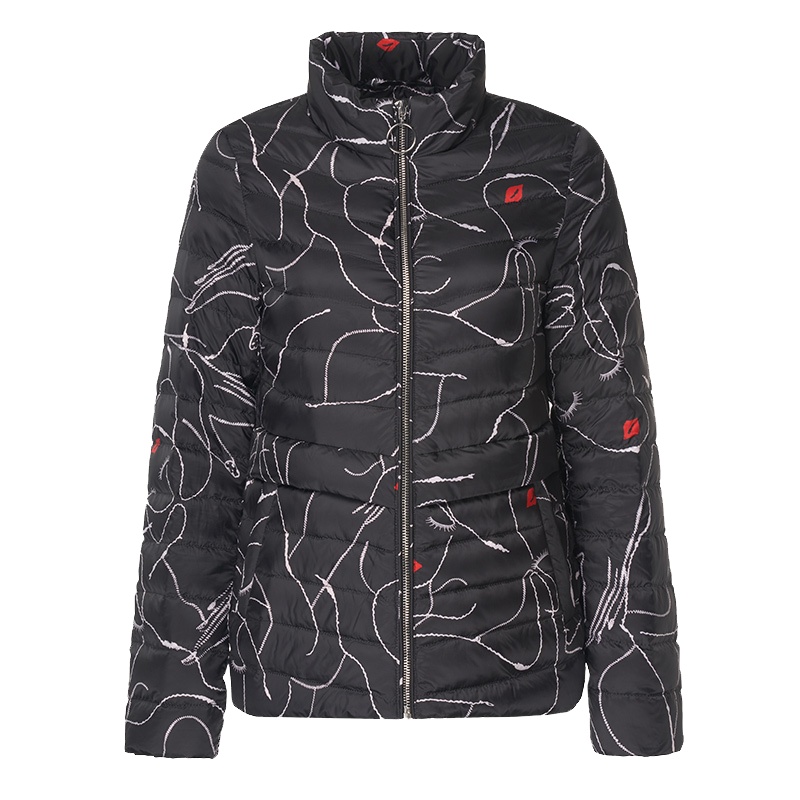 千仞岗新品短款时尚羽绒服女轻薄立领休闲外套