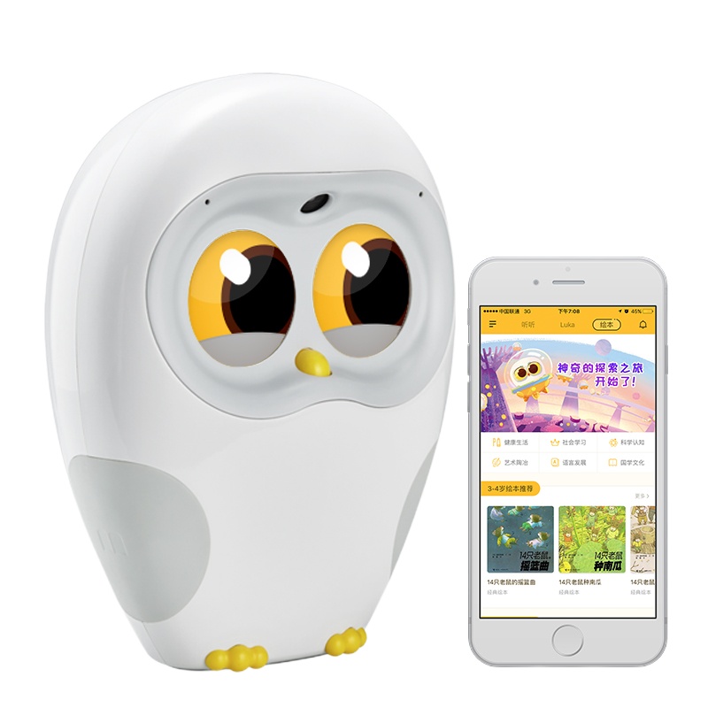 物灵卢卡阅读养成机器人LK1601