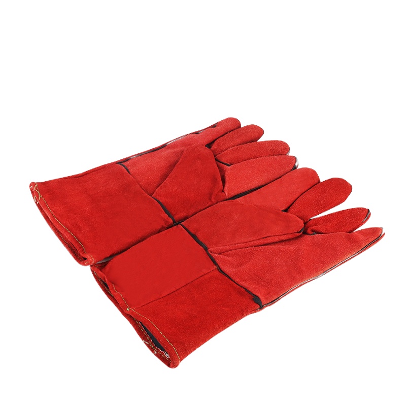 谋福 电焊工手套 深红色 (单位:双)