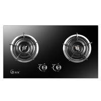 巧太太嵌入式燃气灶家用4.0kw大火力双眼灶台嵌两用JZY-QTTU-C152B 天然气