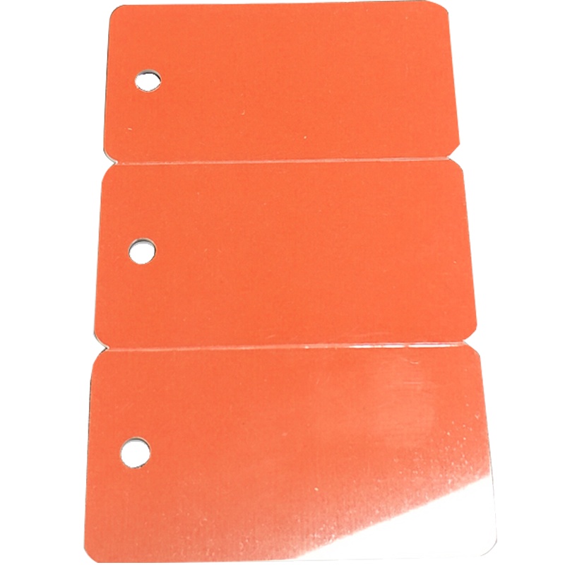 开仰(KAIYANG)K-86-3O-PVC不干胶标签纸光缆PVC三折标牌86mm*54mm/200片/盒 橙色