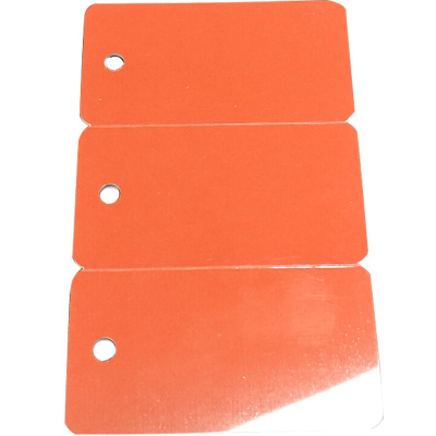 开仰(KAIYANG)K-86-3O-PVC不干胶标签纸光缆PVC三折标牌86mm*54mm/200片/盒 橙色