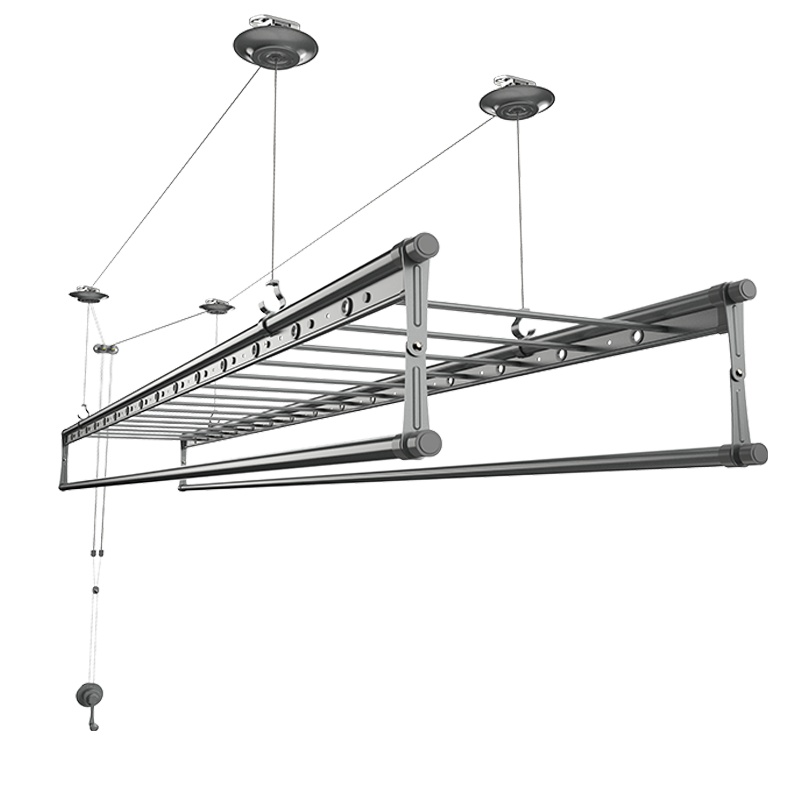 四季沐歌(MICOE)晾衣架 阳台四杆升降晾衣架阳台手摇晾衣架四杆晒被杆晒被架手动四杆升降晾衣杆