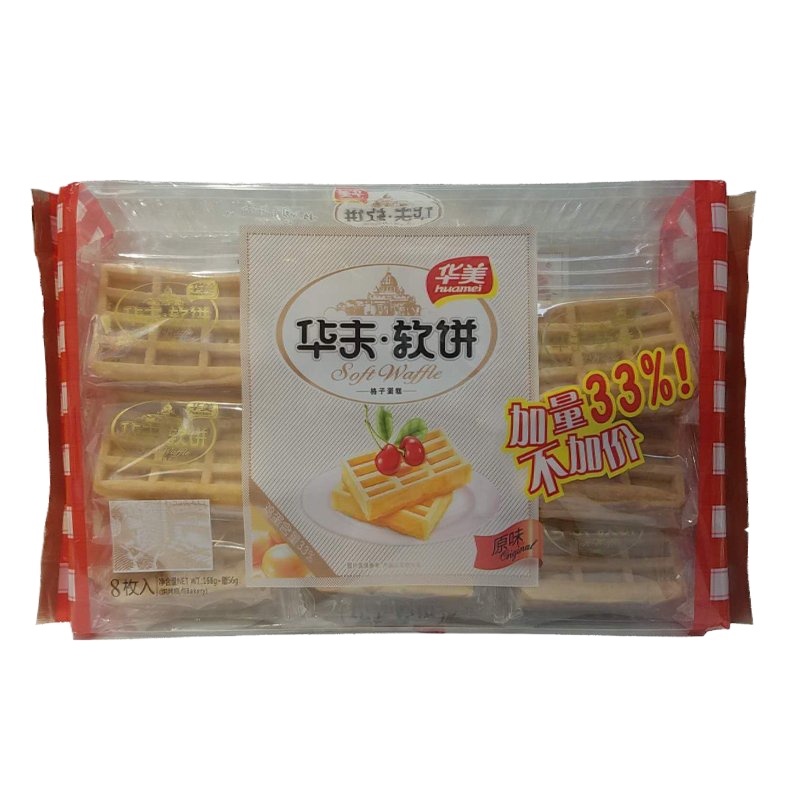 华美华夫软饼（原味）168G