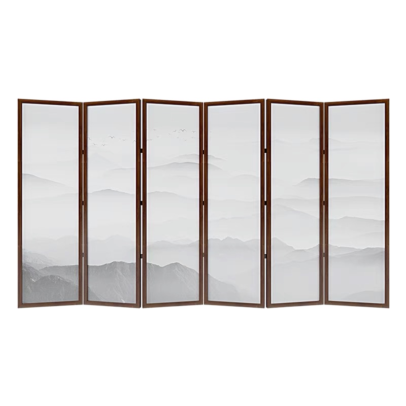 美沐芯品 实木屏风 四扇(pf016)