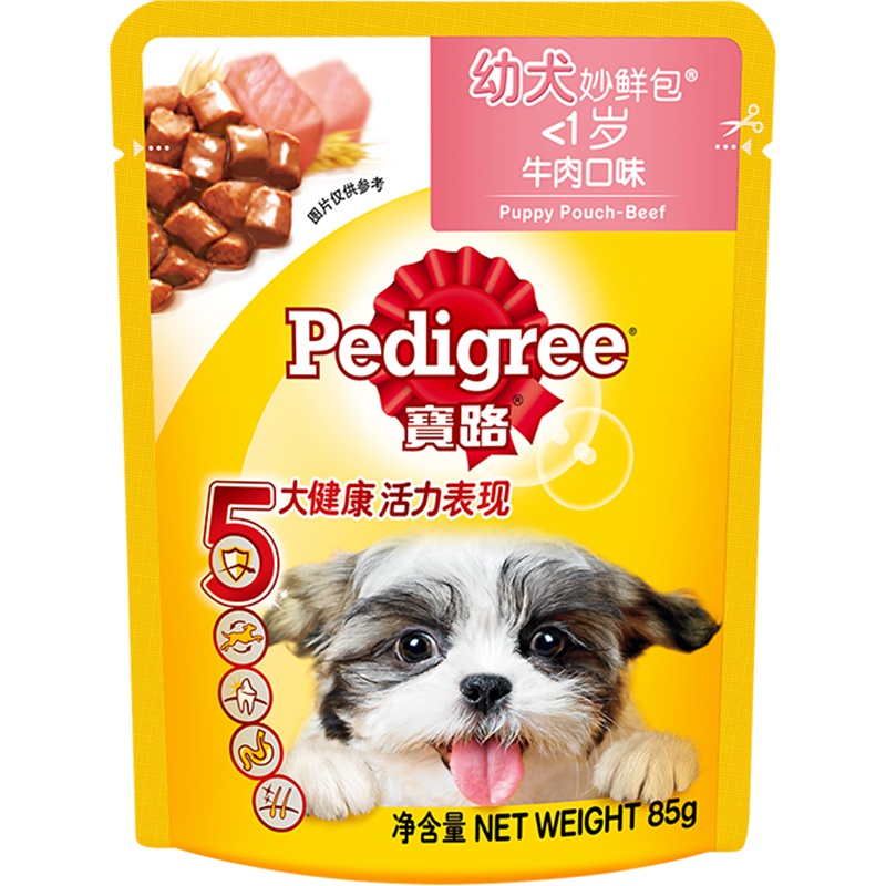 宝路妙鲜包幼犬牛肉85克