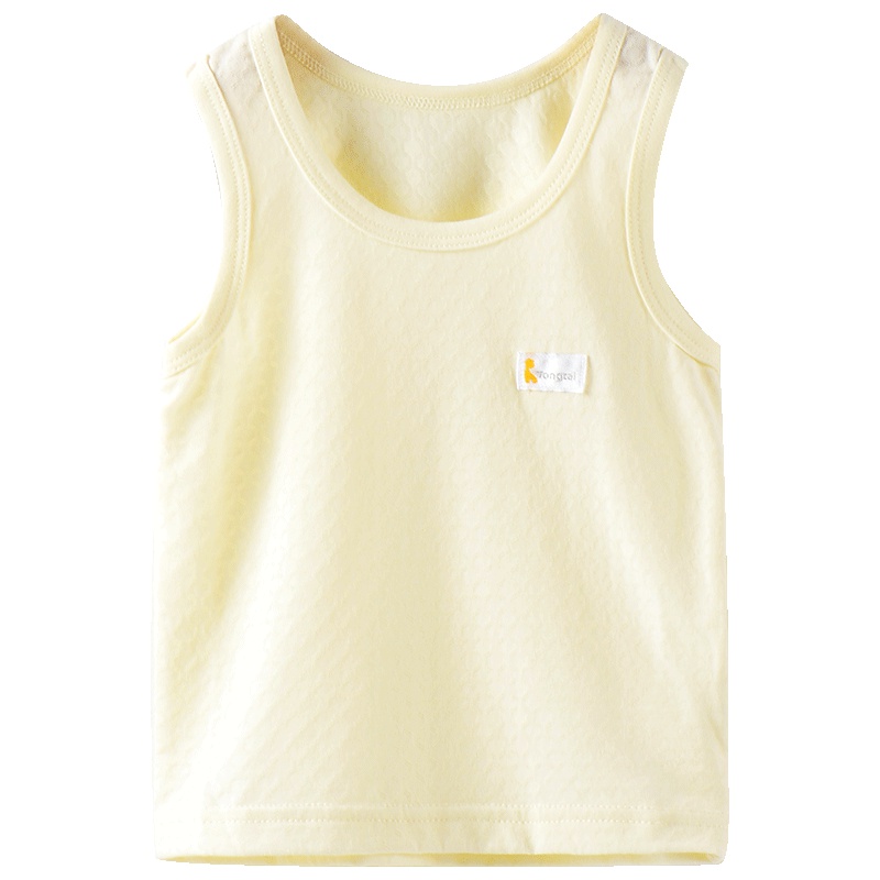童泰TONGTAI婴童背心夏季新款婴儿无袖背心3-18个月宝宝护肚背心男女通用80cm