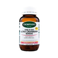 [呵护女性尿路健康]THOMPSON'S 汤普森 超级蔓越莓精华胶囊 60粒/瓶
