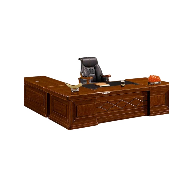 麦格尚 办公桌C FBGZ-YL001 实木油漆电脑桌 主管桌老板桌总裁桌 大班台写字台