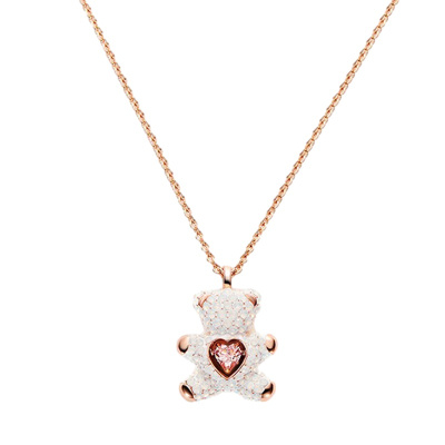 SWAROVSKI 施华洛世奇TEDDY泰迪熊活泼气息可爱童趣人造仿水晶吊坠女项链吊坠5452026 礼物女轻奢饰品