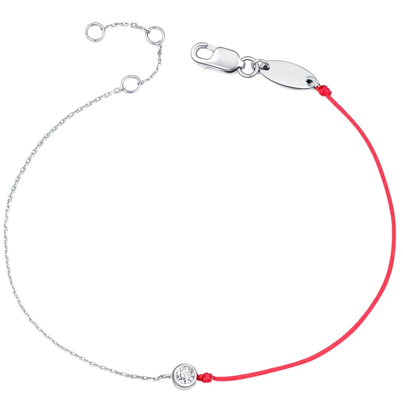 DTOTO 中国风红绳小清新银手链S925纯银手环女