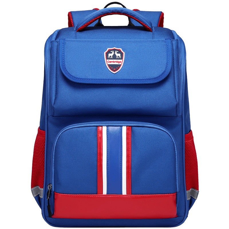 第九城（V.NINE） 书包小学生男女孩1-6年级儿童双肩包大容量多功能英伦3D肩负反光条安全背包