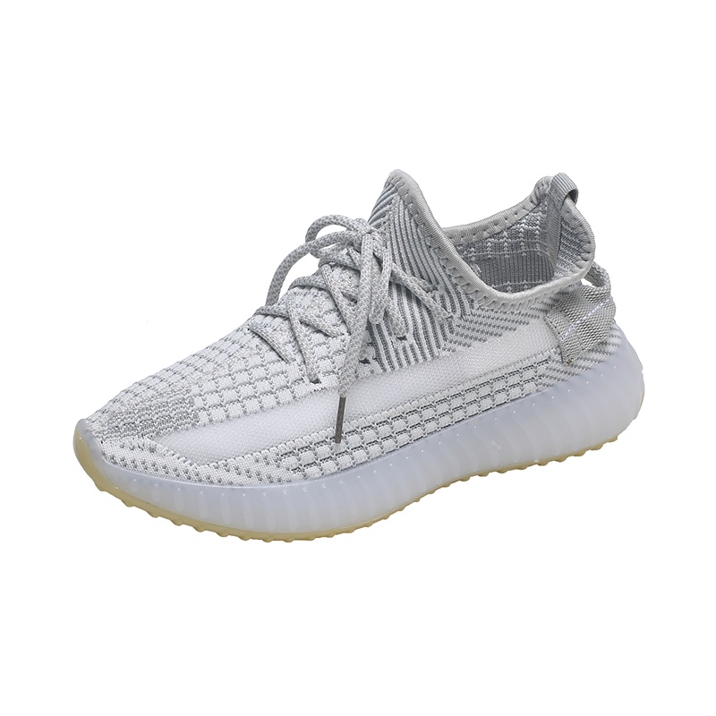 羊骑士果冻男鞋飞织鞋女2021夏新款运动休闲鞋轻便软底跑步鞋旅游百搭女鞋