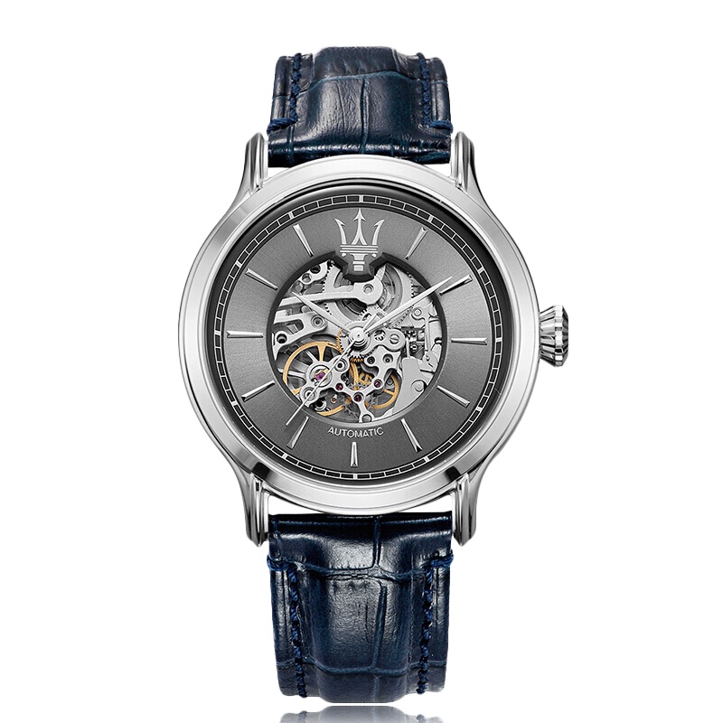 玛莎拉蒂（MASERATI）大时代系列镂空商务休闲机械男士手表 R8821118002