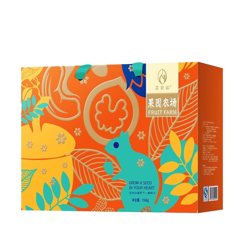 艾贝拉 7种口味松鼠坚果干果1556g