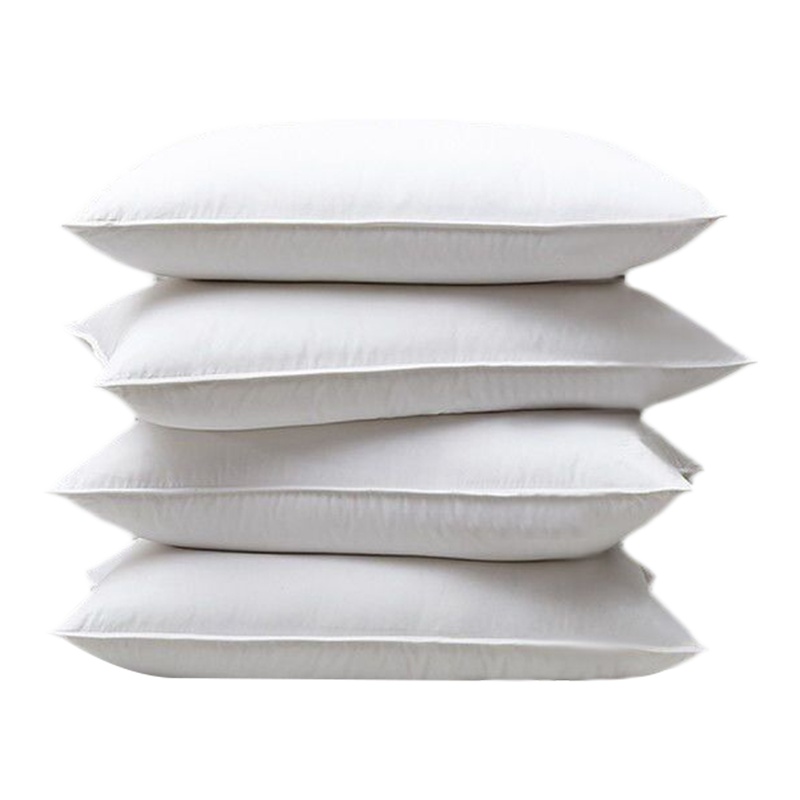 玖拾柒家羽绒枕芯护颈全棉成人单人枕头久睡不塌陷48*74cm 低枕中枕高枕