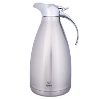 得力 欧式不锈钢真空保温壶 家用热水瓶保温水壶 1.5