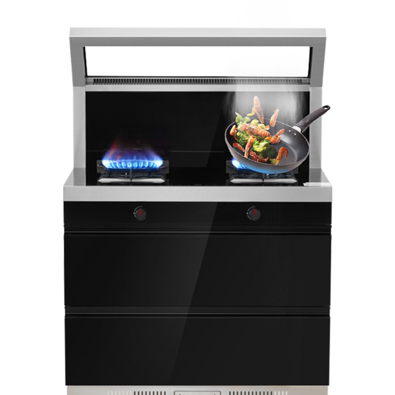 万家乐(Macro)集成一体灶 猛火大吸力智能 抽油烟机燃气灶具消毒柜套装JZTT-LA5（B）天然气