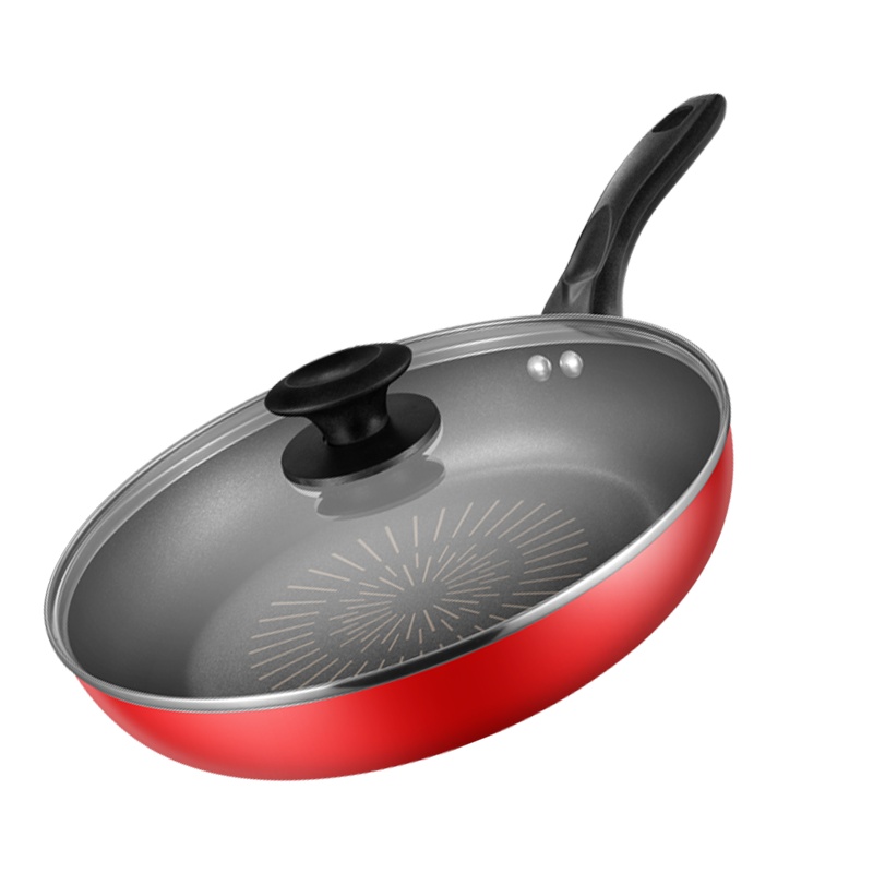 美的平底锅煎锅28cm煎炒锅牛排锅煎蛋锅具煎饼锅电磁炉燃气通用不粘锅炊具CJ28FRY301