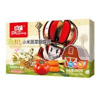 方广有机小米蔬菜蝴蝶面200g/盒装 6个月以上婴幼儿辅食儿童宝宝面条无添加食盐面片面食有机面