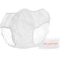 全棉时代 女士一次性内裤 孕妇可穿 L码 5条/袋-中腰 (单位:袋)