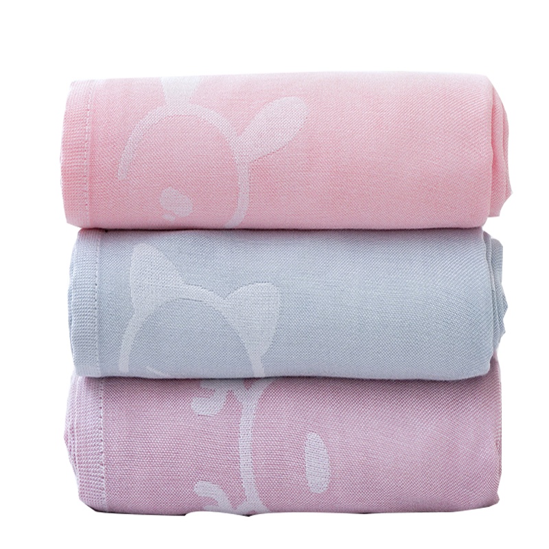 世纪宠儿 宝宝冰凉毯 双层竹纤维浴巾 超柔吸水 夏季盖毯婴幼儿童被 多功能纱布空调被 纯棉透气保暖