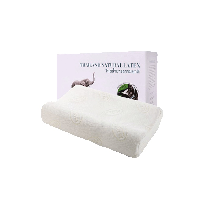 Ventry泰国原装进口乳胶枕头 PT3分区护颈枕 高低按摩枕 夏季秋季冬季春季通用 枕头含枕套