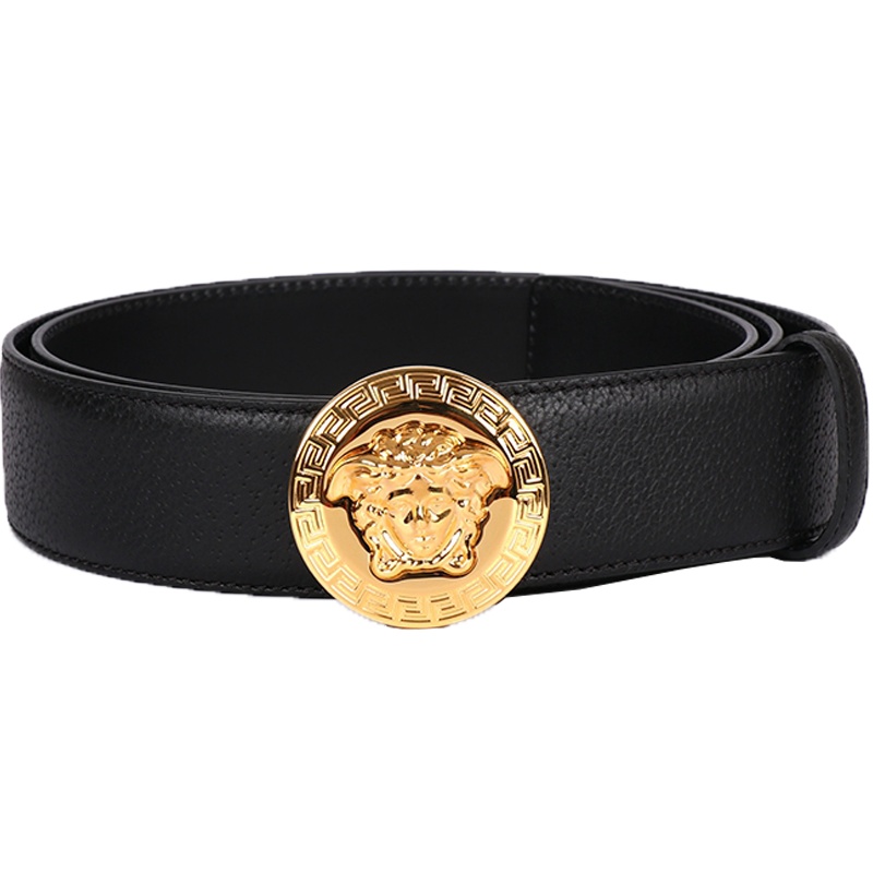 Versace 范思哲 奢侈品 男士美杜莎头像皮革板扣式皮带腰带 DCU4806 DGOVV