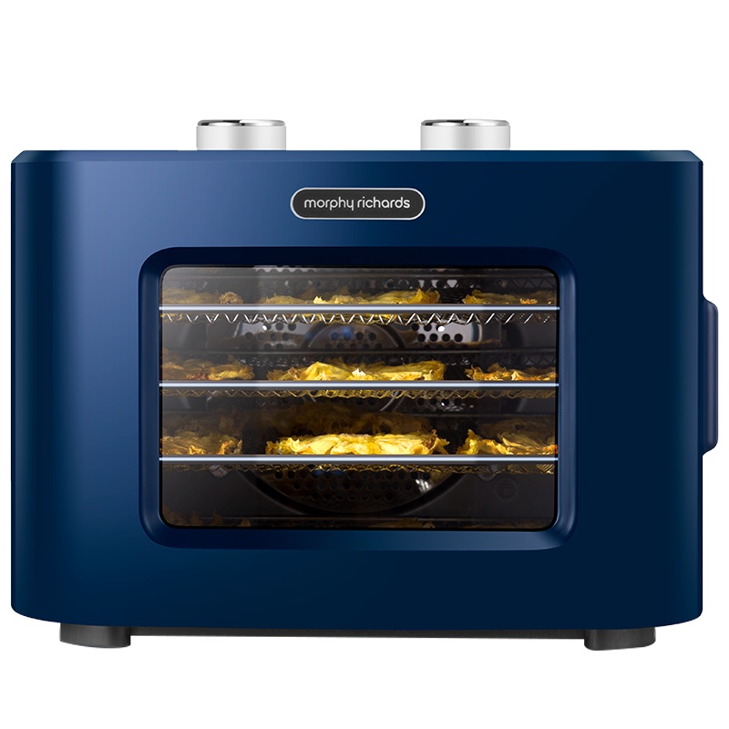 英国摩飞(Morphyrichards)心悦厨电大礼包VIP薄饼机干果机电水壶榨汁杯酵素机 送礼推荐 轻奢蓝