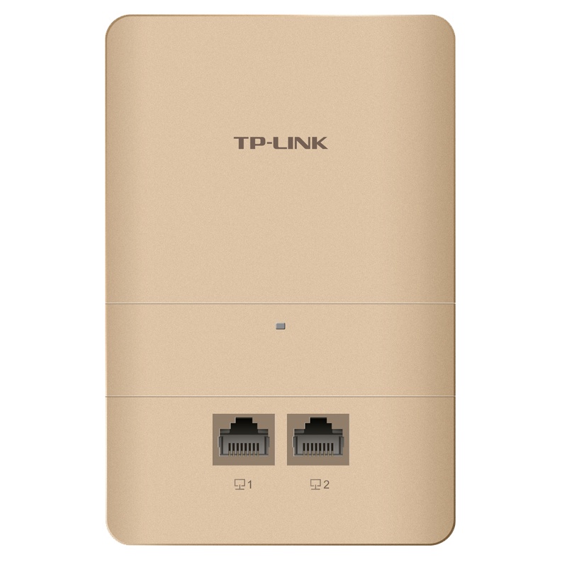 自营 新品 TP-LINK TL-AP1200GI-PoE AC1200双频千兆无线面板式AP(香槟金 )双千兆网口