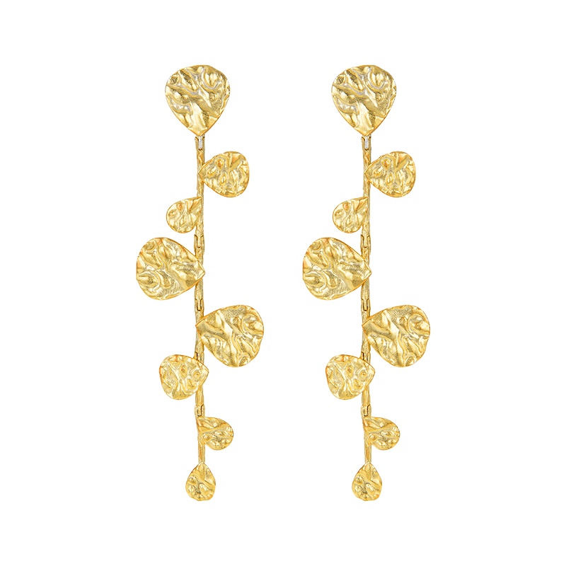 orangecube 秘境森林系列 个性女士穿搭潮流 繁叶耳饰气质饰品送女朋友