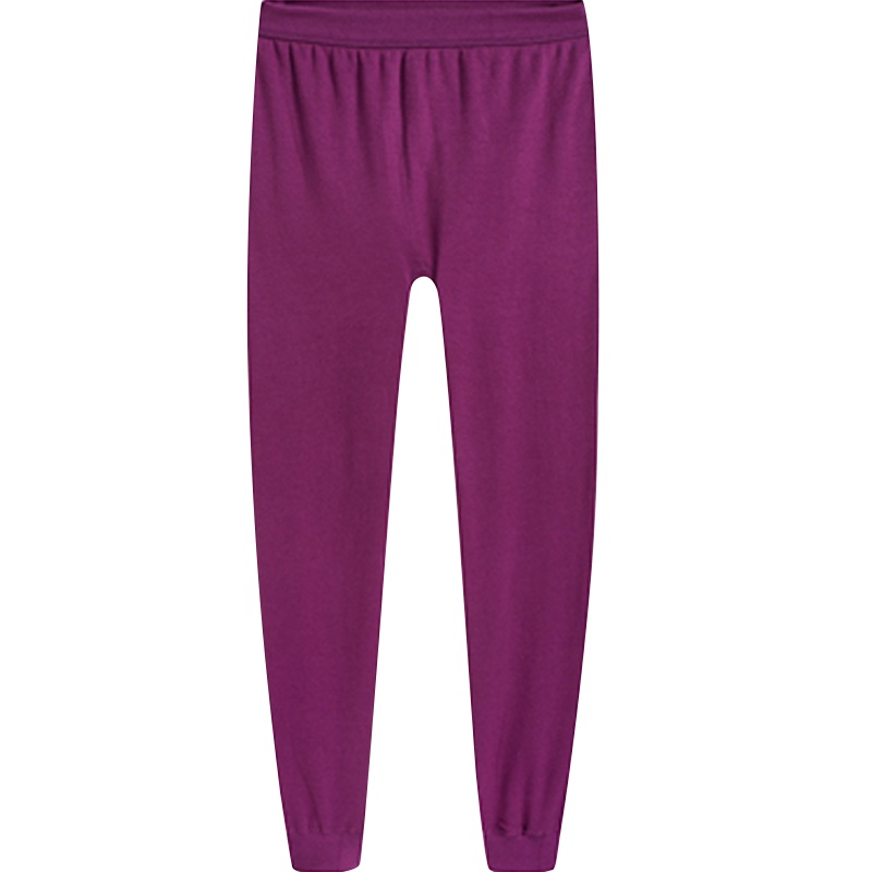 A&Bab内衣女士秋裤薄款纯棉高腰修身打底保暖棉毛裤