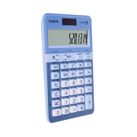 卡西欧(CASIO) JS-40B 14位 时尚办公商务计算器 (计价单位:台) 蓝色