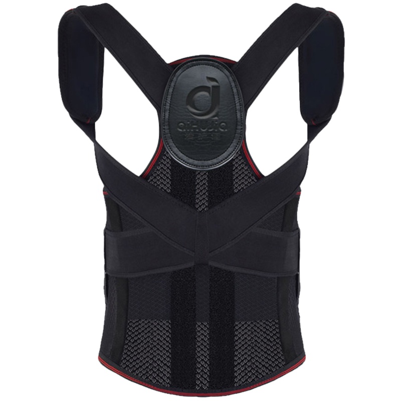 爱护佳 透气隐形矫姿带 儿童学生成人男女通用坐姿背部驼背矫正肩部护腰带 L码