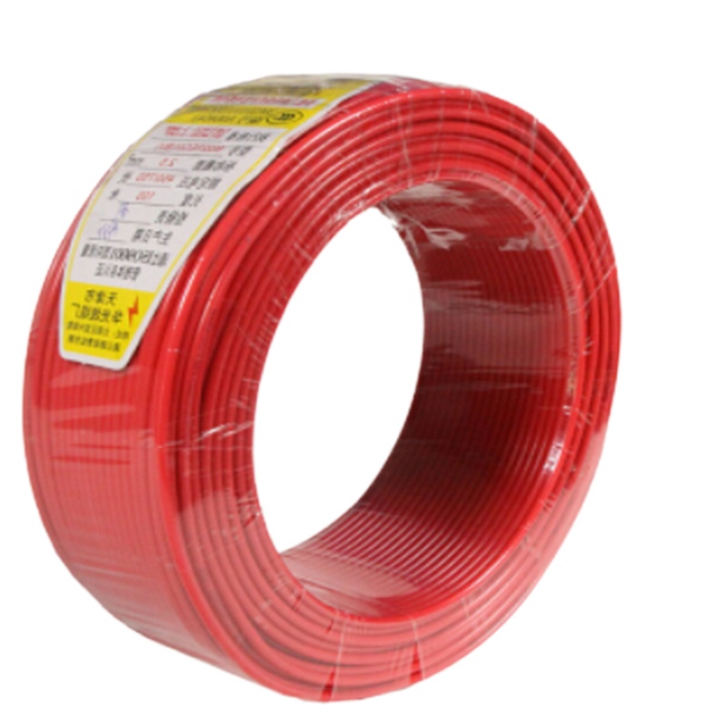 敏达 红色塑铜线BVR2.5²100米/盘