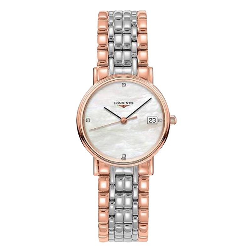 浪琴(Longines)瑞士手表 石英表女L4.320.1.87.7 简约时尚钢带腕表