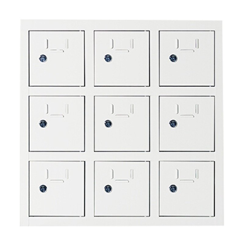 [晋美升]手机柜存放柜对讲机柜工厂医院学校手机存放收纳柜铁门9门(只存放)