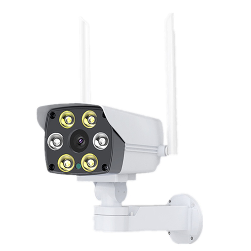 送7天循环监控录像卡 无线摄像头连手机360度旋转全景远程wifi家用网络语音对讲室外高清夜视监控器 云台旋转特惠版