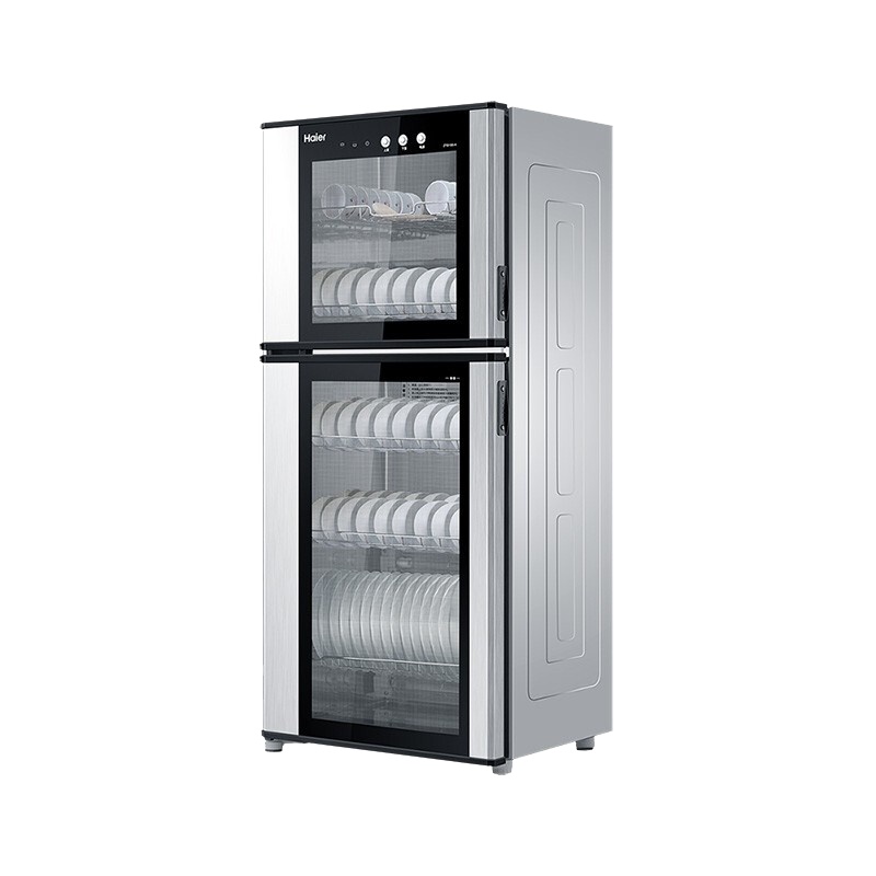 海尔(Haier) 消 毒 柜(100L 立式 光波红外线 消毒双门 双温高温)