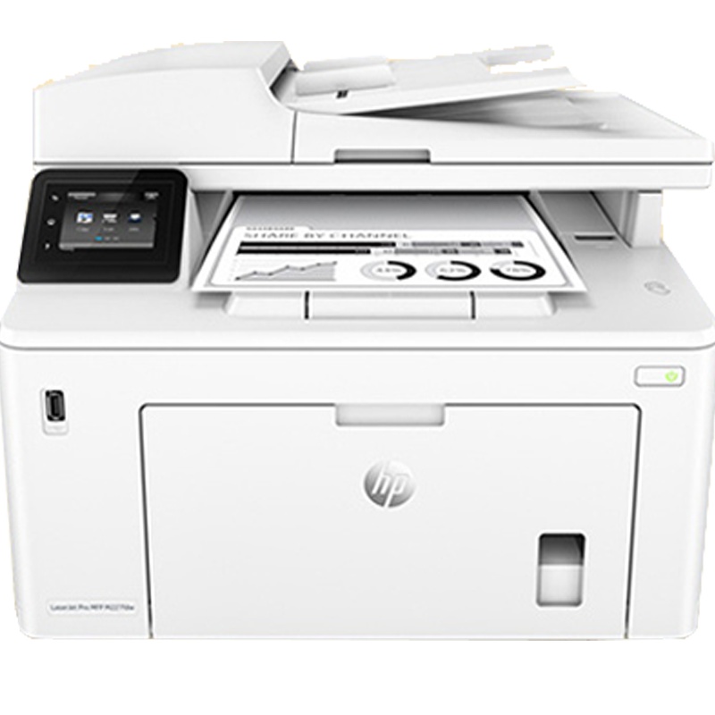 惠普(HP)打印机M227FDW 黑白A4激光一体机 (无线自动双面 复印 扫描、传真) P