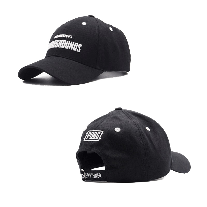 PUBG-快递小哥棒球帽 黑色男帽女帽休闲遮阳帽鸭舌帽