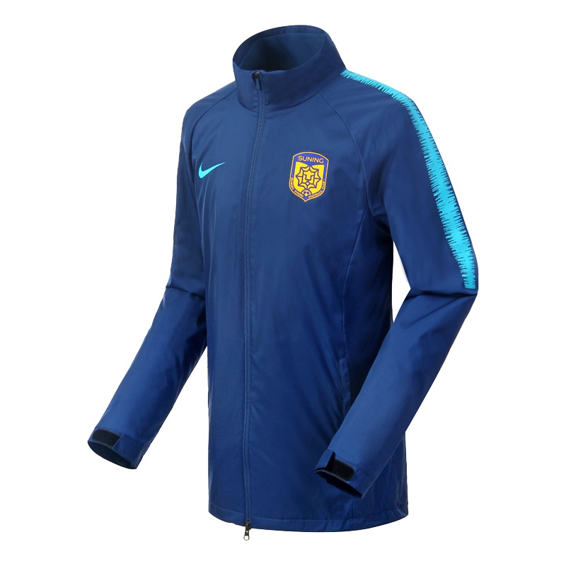 NIKE 耐克 外套 江苏苏宁足球俱乐部官方风雨衣速干透气 常规型AR4523-414